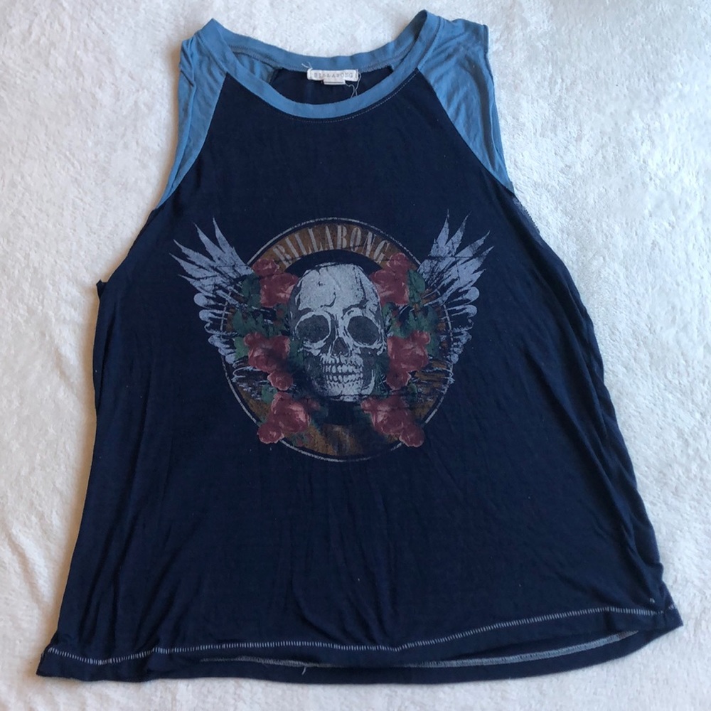 Billabong skull muscle tank